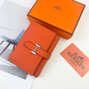 Hermes Bearn wallet Togo Leather mini wallet H20909 - Gold - View 10