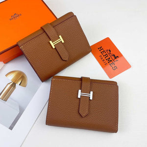 Hermes Bearn wallet Togo Leather mini wallet H20911 - Gold - View 10