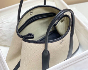 Hermes Beige Canvas Garden Party 30cm Bag H239050 - Default Title - View 9