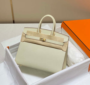 Hermes Birkin Designer Tote Bag Epsom Leather 28388 Milkshake white - Gold / 25cm - View 1