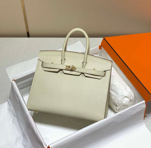 Hermes Birkin Designer Tote Bag Epsom Leather 28388 Milkshake white - Gold / 25cm - View 3
