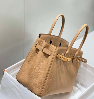 Hermes Birkin Designer Tote Bag Togo Leather 28567 Camel - Gold / 25cm - View 13