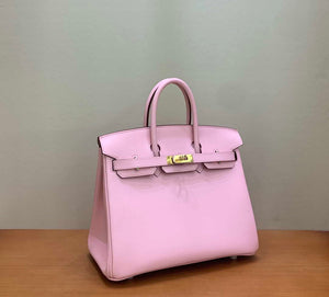 Hermes Birkin Tote Bag Swift 25 Fully Handmade H92010 - Default Title - View 3