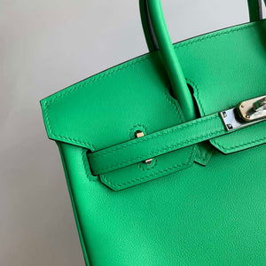 Hermes Birkin Tote Bag Swift 25 Fully Handmade H92022 - Default Title - View 5