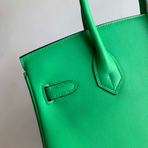 Hermes Birkin Tote Bag Swift 25 Fully Handmade H92022 - Default Title - View 6