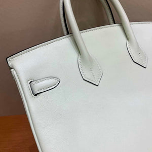 Hermes Birkin Tote Bag Swift 25 Fully Handmade H92012 - Default Title - View 6