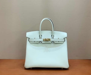 Hermes Birkin Tote Bag Swift 25 Fully Handmade H92013 - Default Title - View 1