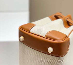 Hermes Birkin Tote Bag Swift leather with canvas 285899 - 25cm - View 17