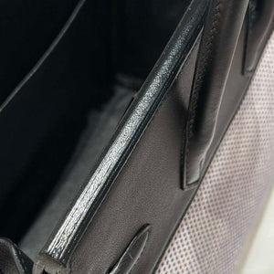 Hermes Birkin Tote Bag Swift leather with canvas 286016 - Gold / 25cm - View 9