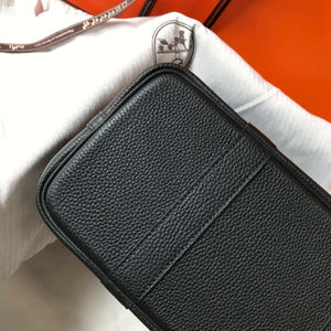 Hermes Black Togo leather Garden Party 30cm Bag Machine sewing H239053 - Default Title - View 5