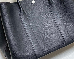 Hermes Black Togo Medium Garden Party 36cm Bag H239055 - Default Title - View 5
