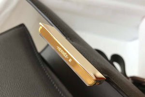 Hermes Constance Cross Body Bag Epsom Leather Gold H28402 - 18CM - View 5