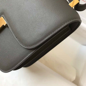 Hermes Constance Cross Body Bag Epsom Leather Gold H28402 - 18CM - View 7