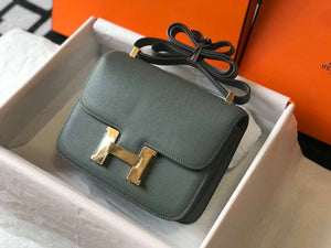 Hermes Constance Cross Body Bag Epsom Leather Gold H28407 - 18CM - View 5