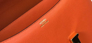 Hermes Constance Cross Body Bag Epsom Leather Gold H28409 - 18CM - View 7