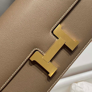Hermes Constance Long to Go Wallet Bag Epsom Leather H28701 - Gold - View 15