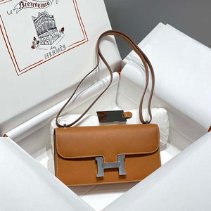 Hermes Constance Long to Go Wallet Bag Epsom Leather H28702 - Gold - View 4