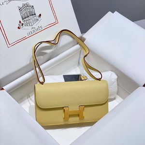 Hermes Constance Long to Go Wallet Bag Epsom Leather H28703 - Gold - View 13