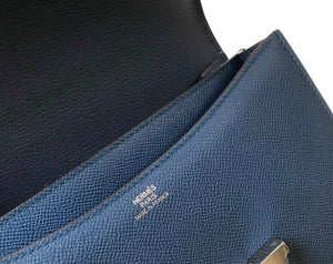 Hermes Constance Shoulder Bags Epsom Leather Silver H28417 - 18CM - View 7