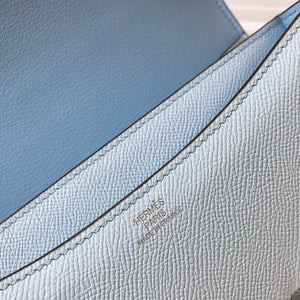 Hermes Constance Shoulder Bags Epsom Leather Silver H28420 - 18CM - View 6