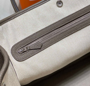 Hermes Dark Gray Togo Medium Garden Party 36cm Bag H239059 - Default Title - View 8