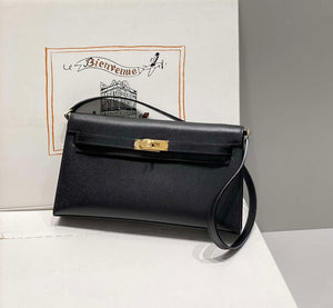 Hermes Epsom Kelly Elan Shoulder Bag H232001 - Gold - View 1