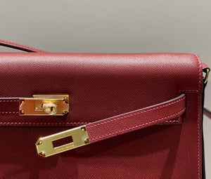 Hermes Epsom Kelly Elan Shoulder Bag H232004 - Gold - View 5
