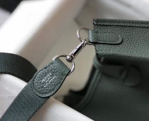 Hermes Evelyne Bag Designer Hermes Mini Crossbody Real Bag 20433 Avocado Green - Default Title - View 7