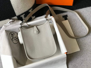 Hermes Evelyne Bag Designer Hermes Mini Crossbody Real Bag 20435 White - Default Title - View 2