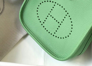 Hermes Evelyne Bag Designer Hermes Mini Crossbody Real Bag 20424 Green - Default Title - View 8