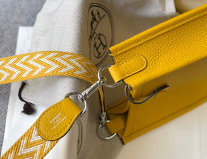 Hermes Evelyne Bag Designer Hermes Mini Crossbody Real Bag 20426 Yellow - Default Title - View 7