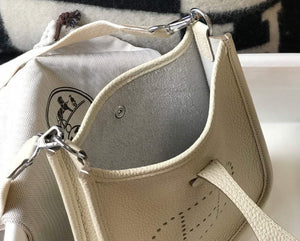 Hermes Evelyne Bag Designer Hermes Mini Crossbody Real Bag 20429 Beige - Default Title - View 9