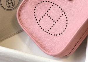 Hermes Evelyne Bag Designer Hermes Mini Crossbody Real Bag 20430 Pink - Default Title - View 5