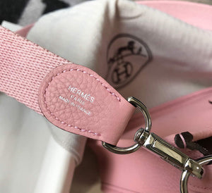 Hermes Evelyne Bag Designer Hermes Mini Crossbody Real Bag 20430 Pink - Default Title - View 8