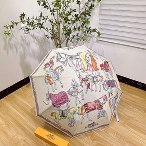 Hermes Fashion Folding Sun Umbrella H33464 - Default Title - View 1