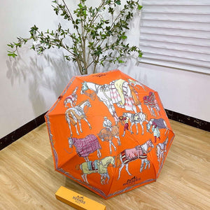 Hermes Fashion Folding Sun Umbrella H33466 - Default Title - View 1