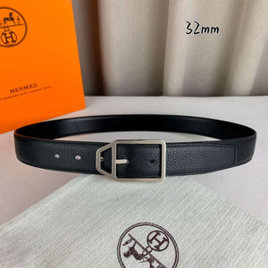 Hermes H010632UP2K Jockey belt buckle & Reversible leather strap 32 mm H88011 - '--Please Select-- - View 1
