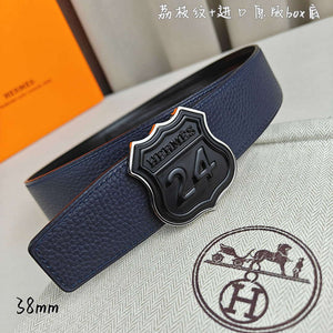 Hermes H010636UK89 On the Road belt buckle & Cache-Tout leather strap 38 mm H88004 - '--Please Select-- / Brown - View 6