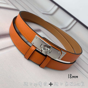 Hermes H069853CK01 Kelly 18 belt H88083 - Gold / '--Please Select-- - View 6
