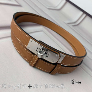Hermes H069853CK01 Kelly 18 belt H88087 - Gold / '--Please Select-- - View 6