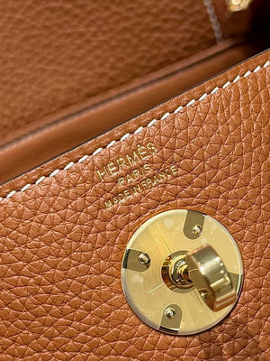 Hermes H073428 Lindy 26 Clemence TC Bag H232007 - Default Title - View 5
