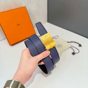 Hermes H074562CK05 H belt buckle & Reversible leather strap 32 mm H88060 - '--Please Select-- - View 4
