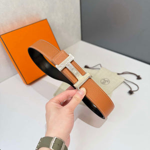 Hermes H074562CP2K H belt buckle & Reversible leather strap H88069 - '--Please Select-- - View 2