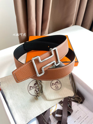 Hermes H074562CUZ3 Constance belt buckle & Reversible leather strap 38 mm H990016 - '--Please Select-- - View 1