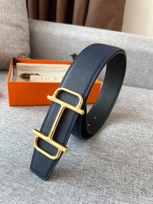 Hermes H074562CUZ3 Constance belt buckle & Reversible leather strap 38 mm H990032 - Gold / '--Please Select-- - View 1