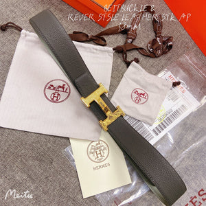Hermes H074562CUZ3 Constance belt buckle & Reversible leather strap 38 mm H990041 - Gold / '--Please Select-- - View 1