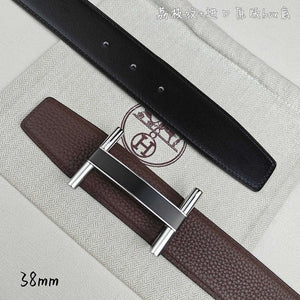 Hermes H077931CP2K Jockey belt buckle & Reversible leather strap 38 mm H88016 - Gold / '--Please Select-- - View 8
