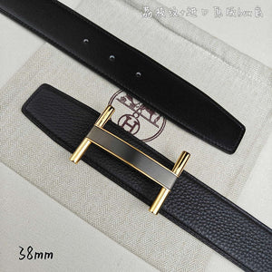 Hermes H077931CP2K Jockey belt buckle & Reversible leather strap 38 mm H88018 - Gold / '--Please Select-- - View 7