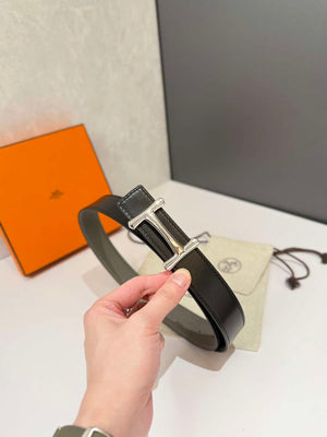 Hermes H077938CK05 H d'Ancre belt buckle & Cache-Tout leather strap 32 mm H88079 - '--Please Select-- - View 6
