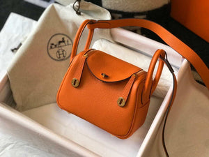 Hermes H079086CK18 Lindy Mini Bag 19cm Semi-manual H231908 - Default Title - View 4